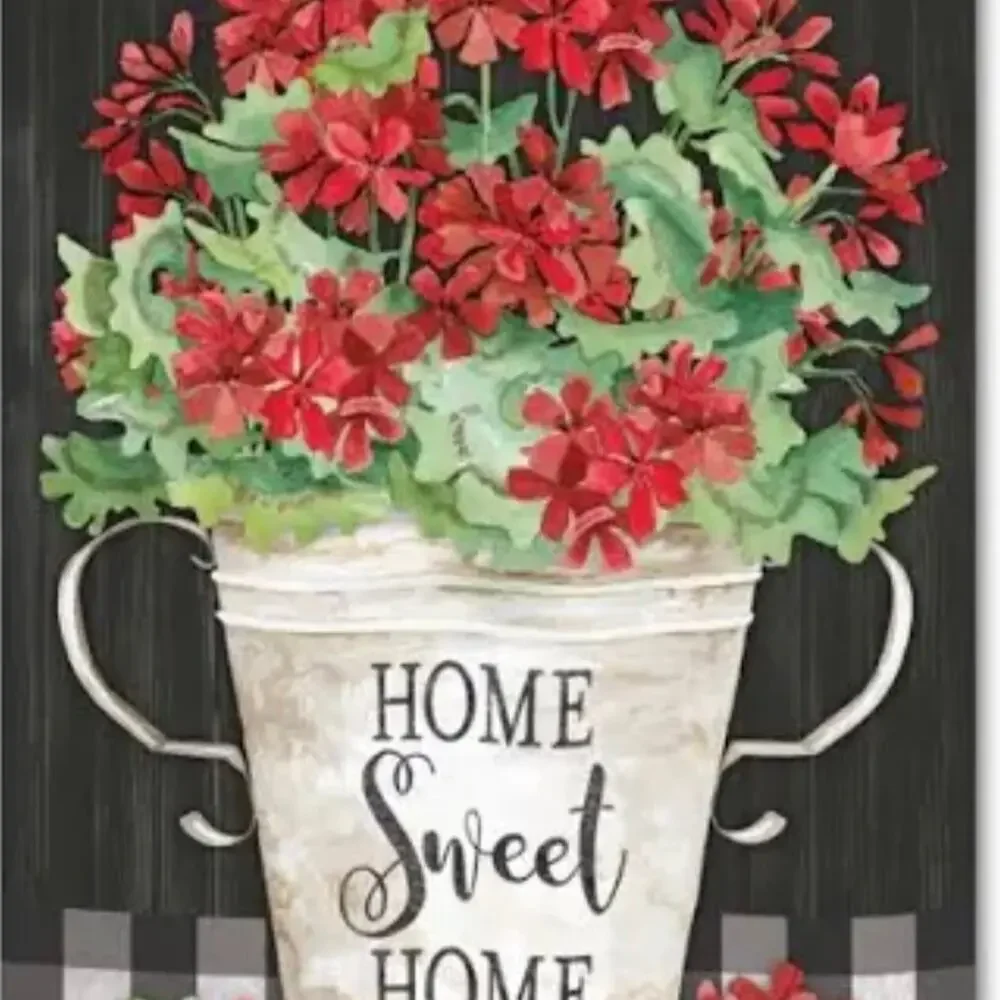 Breeze Art Solar Silk Outdoor Flag Home Sweet Home Garden